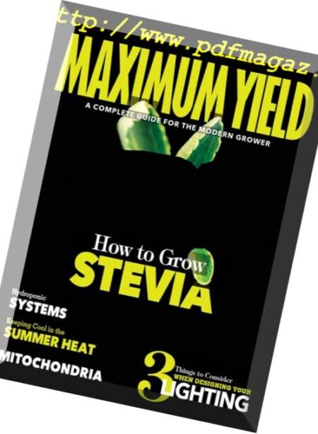 Maximum Yield Modern Growing USA – July 2018 Cover