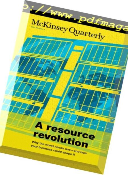 McKinsey Quarterly – Issue 1, 2012 Cover