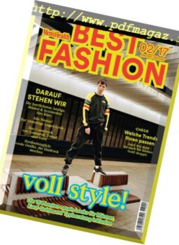 Men’s Health Best Fashion – August 2017
