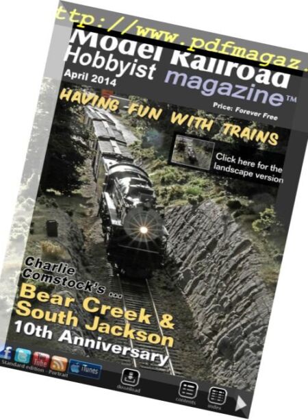 Model Railroad Hobbyist Magazine – April 2014 Cover