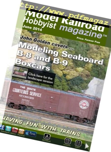 Model Railroad Hobbyist Magazine – June 2014 Cover