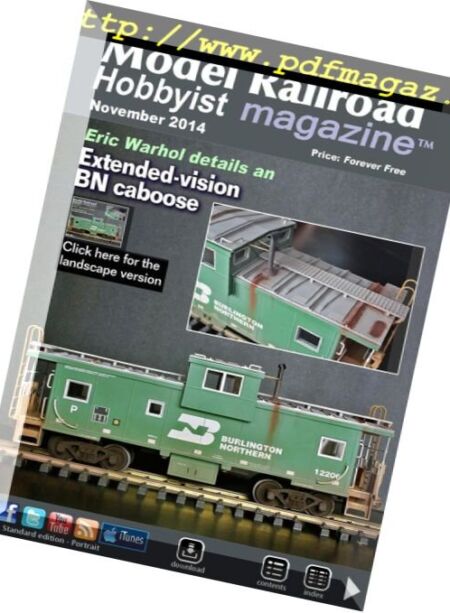 Model Railroad Hobbyist Magazine – November 2014 Cover