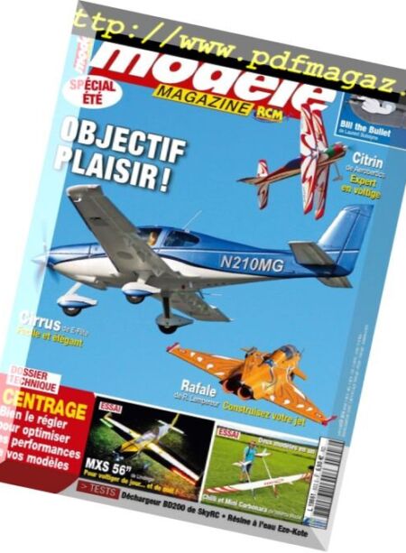 Modele Magazine – aout 2018 Cover
