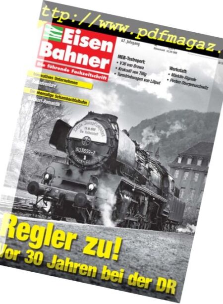 ModellEisenBahner – August 2018 Cover
