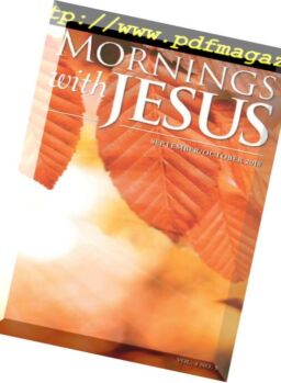 Mornings with Jesus – September 2018