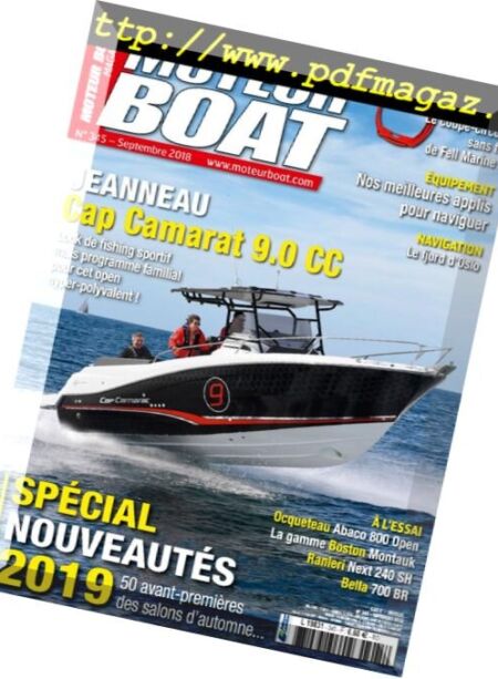 Moteur Boat – septembre 2018 Cover