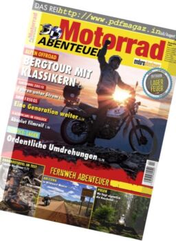 Motorrad Abenteuer – Juli-August 2018