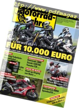 Motorradfahrer – August 2018