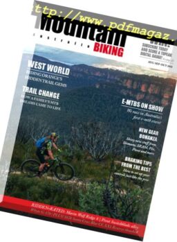 Mountain Biking Australia – August 2018