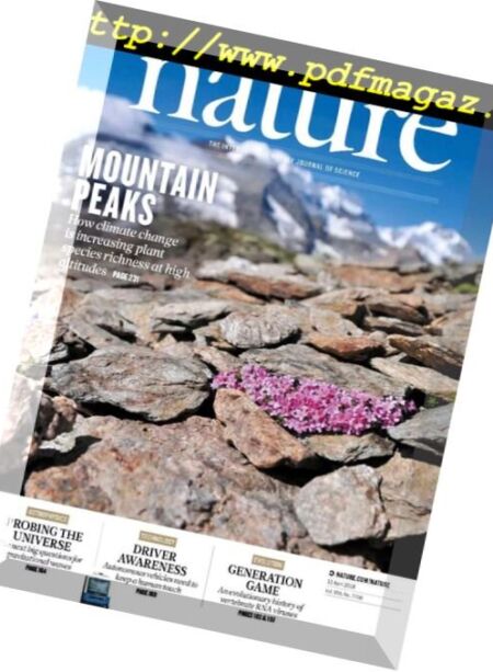 Nature – 12 April 2018 Cover