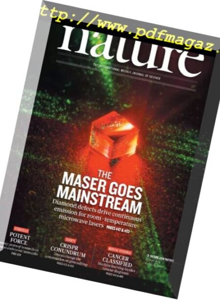 Nature – 22 March 2018 Cover
