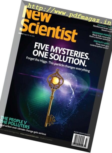 New Scientist – August 18, 2018 Cover
