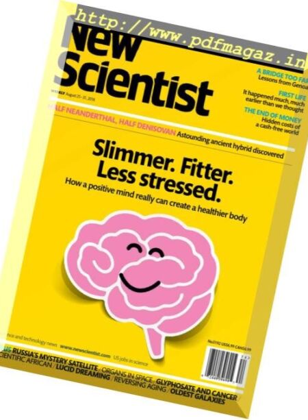New Scientist – August 25, 2018 Cover