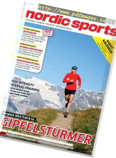 Nordic Sports – April-Mai 2018 Cover