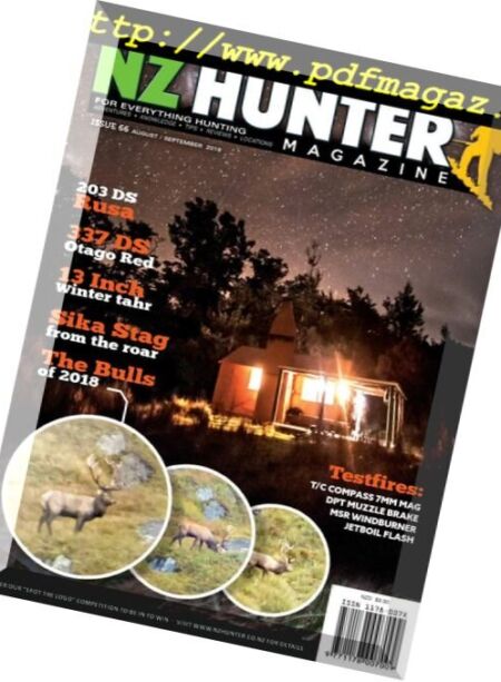 NZ Hunter – August 2018 Cover