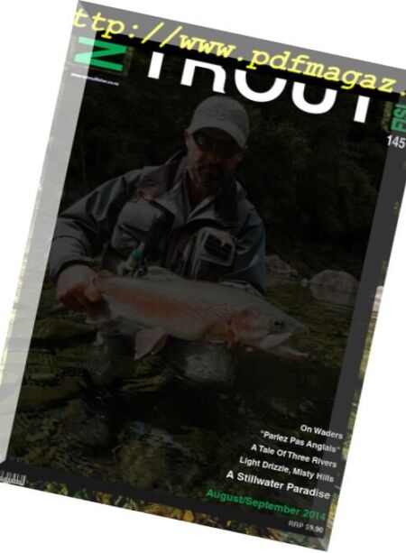 NZ Trout Fisher – July 2014 Cover