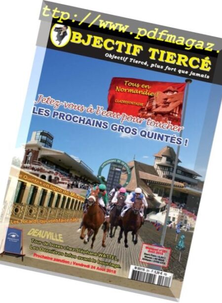 Objectif Tierce – aout 2018 Cover