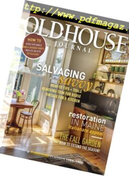 Old House Journal – September 2018