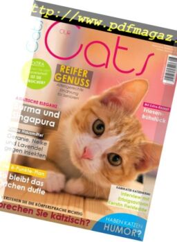 Our Cats – August 2018