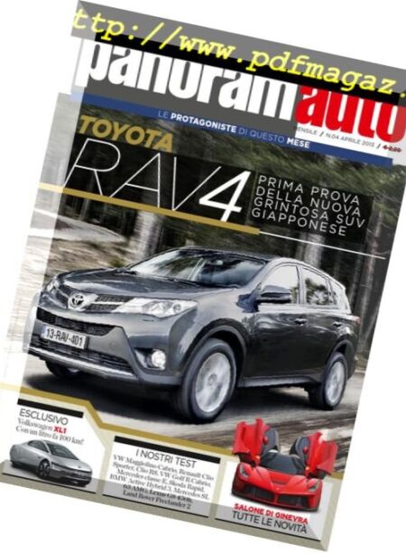 Panoramauto – Aprile 2013 Cover