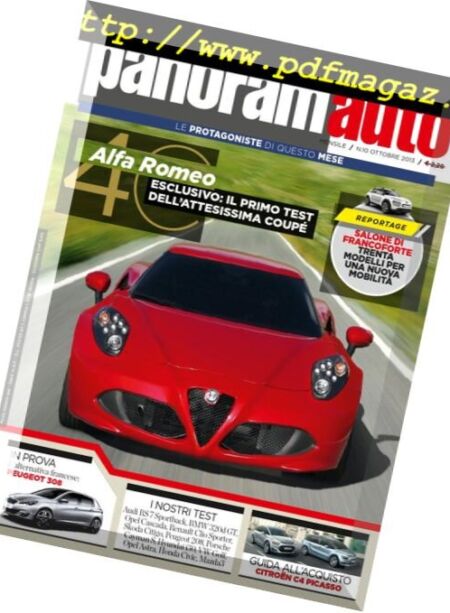 Panoramauto – Ottobre 2013 Cover
