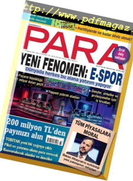 Para – 14 Agustos 2018 Cover