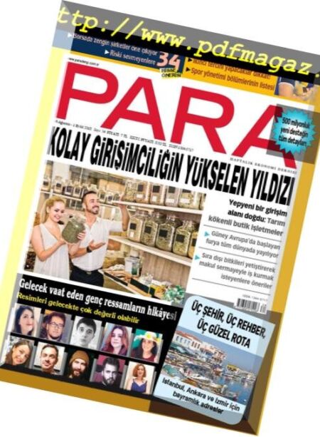 Para – 30 Agustos 2018 Cover