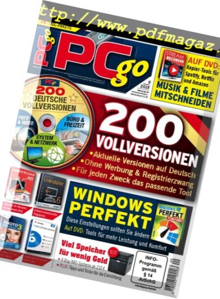 PCgo – Juli 2018 Cover
