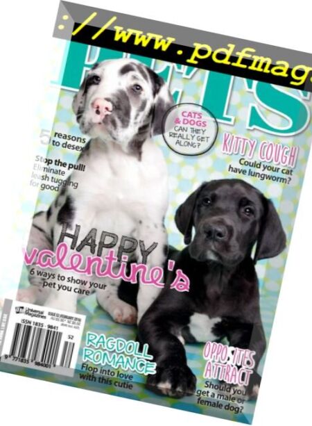 Pets Australia – January 2016 Cover