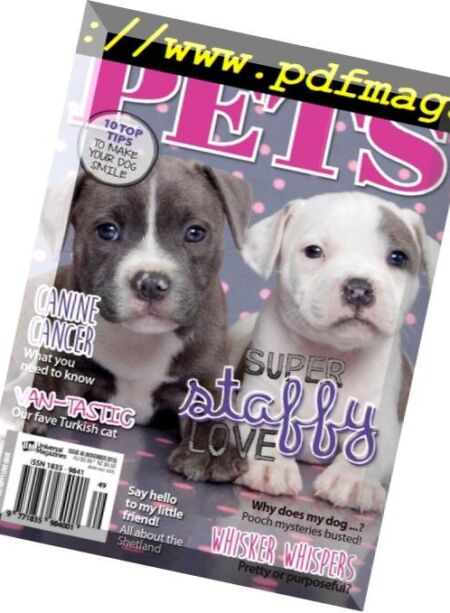 Pets Australia – October 2015 Cover