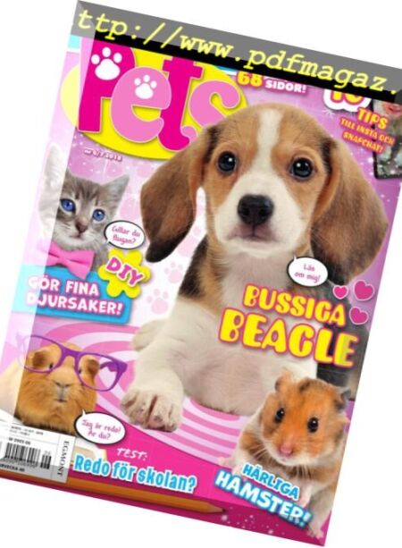 Pets Sverige – augusti 2018 Cover