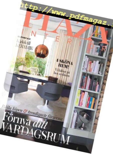 Plaza InteriOr – juli 2016 Cover