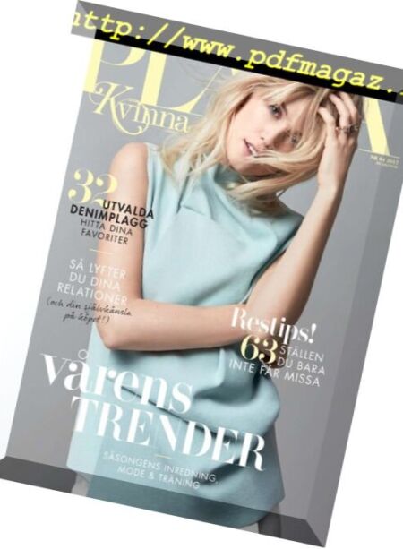 Plaza Kvinna – april 2017 Cover