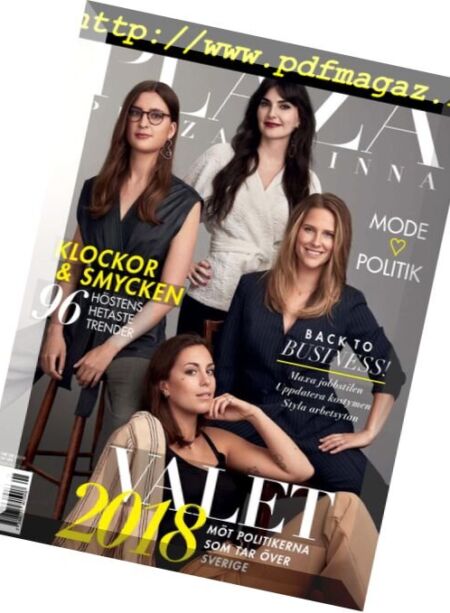 Plaza Kvinna – augusti 2018 Cover