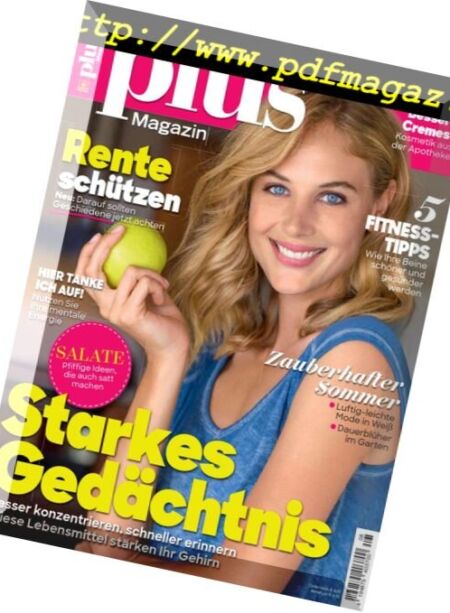 Plus Magazin – August 2018 Cover