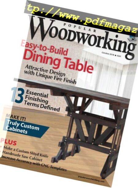 Popular Woodworking – October 2018 Cover