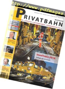 Privatbahn Magazin – Juli-August 2018