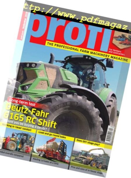 Profi International – September 2018 Cover