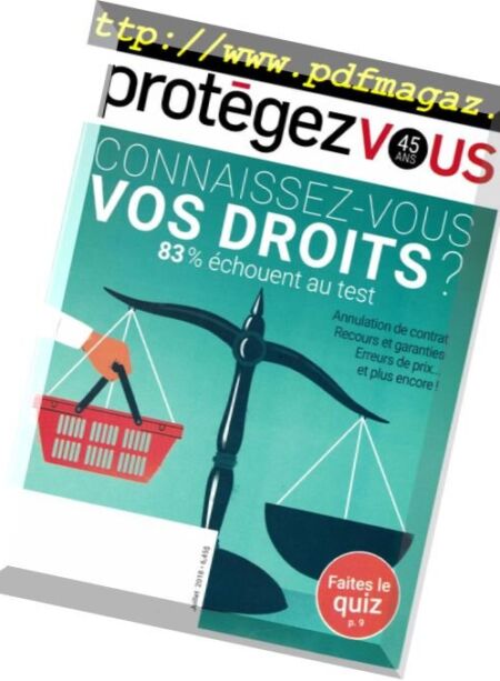 Protegez-Vous – Juillet 2018 Cover