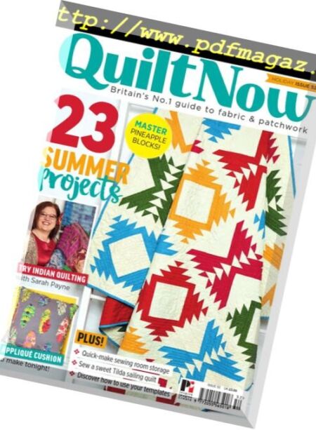 Quilt now – July 2018 Cover
