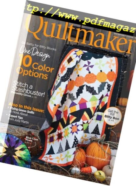 Quiltmaker – September 2018 Cover
