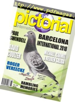 Racing Pigeon Pictorial International – August 2018
