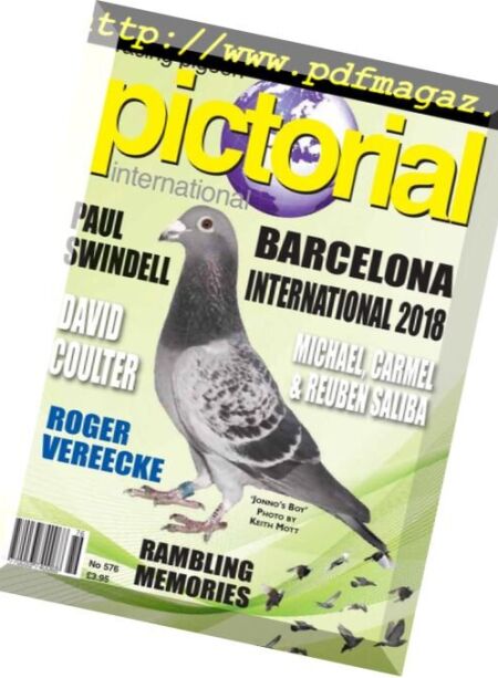 Racing Pigeon Pictorial International – August 2018 Cover