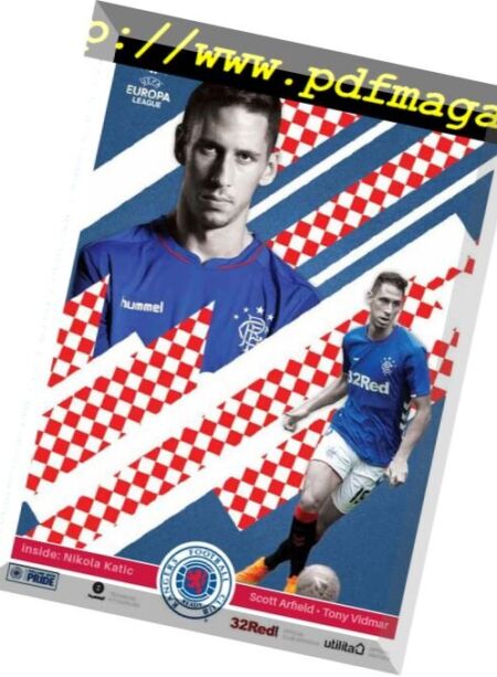 Rangers Football Club Matchday Programme – 02 August 2018 Cover