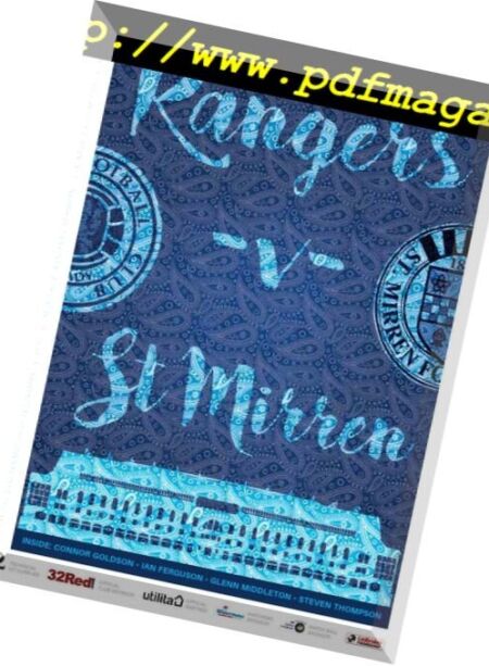 Rangers Football Club Matchday Programme – 12 August 2018 Cover