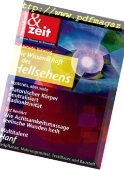 Raum & Zeit – Juli-August 2014