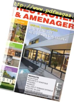 Restaurer & Amenager – aout-septembre 2018