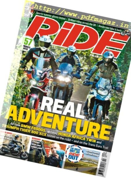 RiDE – October 2018 Cover