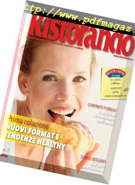 Ristorando – Luglio-Agosto 2018 Cover