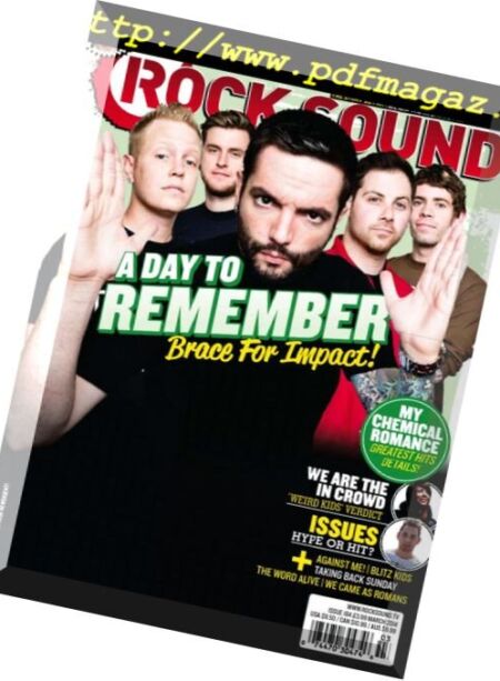 Rock Sound – March 2014 Cover